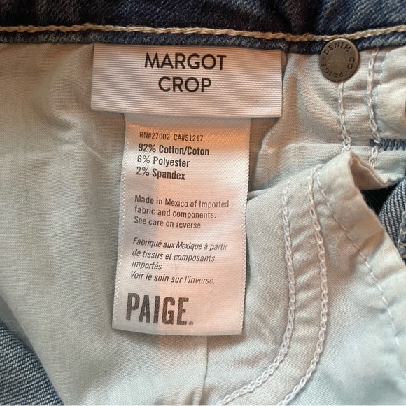 SALE‼️ Paige Margot Crop jeans - Picture 6 of 6